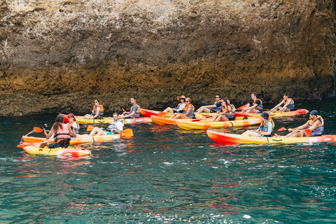 Depuis Lagos : kayak et exploration de grottes en bateau