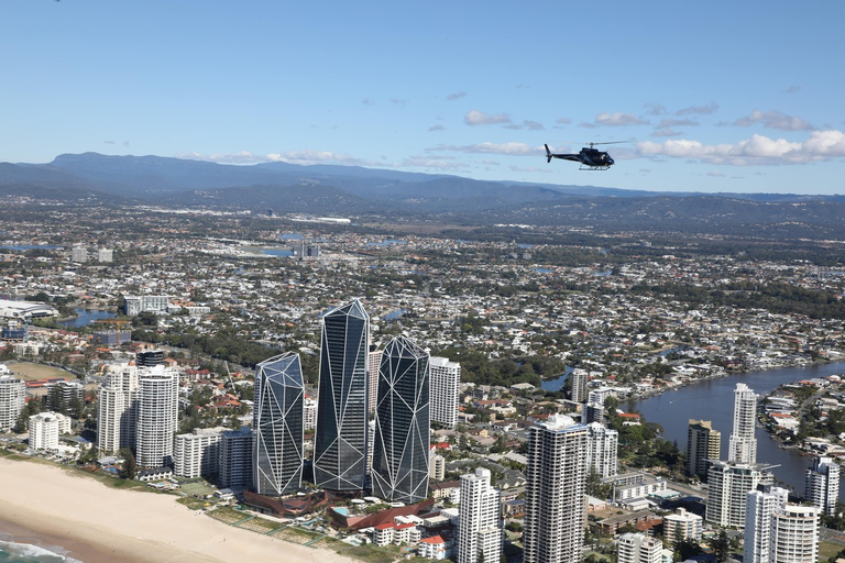 Gold Coast: Voo panorâmico de helicóptero pela cidade costeiraGold Coast: voo panorâmico de helicóptero pela cidade costeira