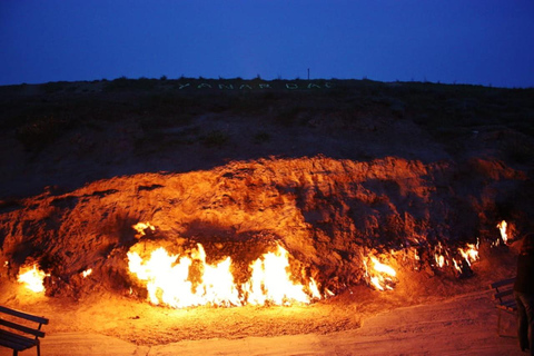 Baku-Gobustan-Absheron-Mud vulkaner-brandtempel