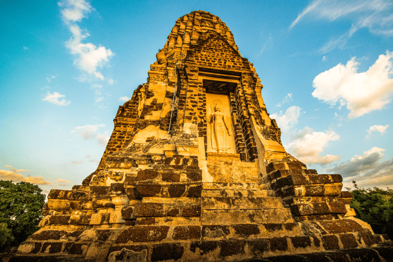 Ayutthaya: Excursão de um dia aos templos e cafés que são patrimônio da UNESCOExcursão particular de meio dia