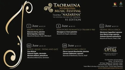 Internationales Musikfestival Taormina 2024