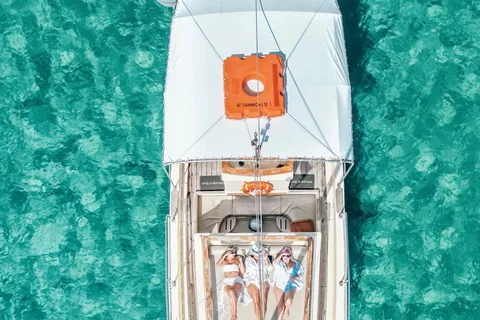 Mykonos : Croisière privée en bateau en bois avec plongée en apnée