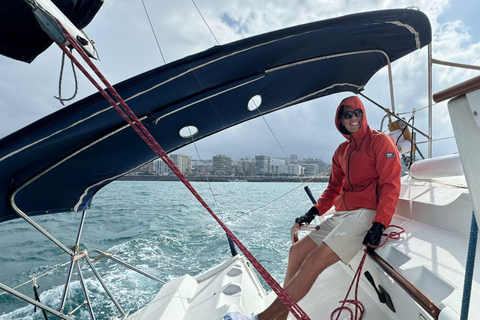 Las Palmas: Lerne das Segeln mit unserem Segelboot.7 Stunden Tour