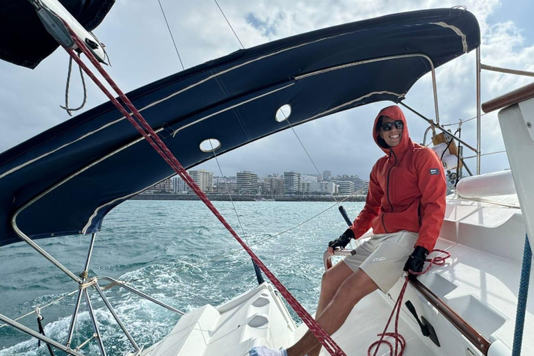 Las Palmas: Leer zeilen met onze zeilboot.7 uur durende tour