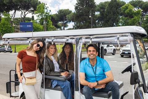 Rome: Explore Top Attractions by Exclusive Golf Cart Tour 2-Hour Rome Golf Cart Tour: Piazzas & Fountains in English