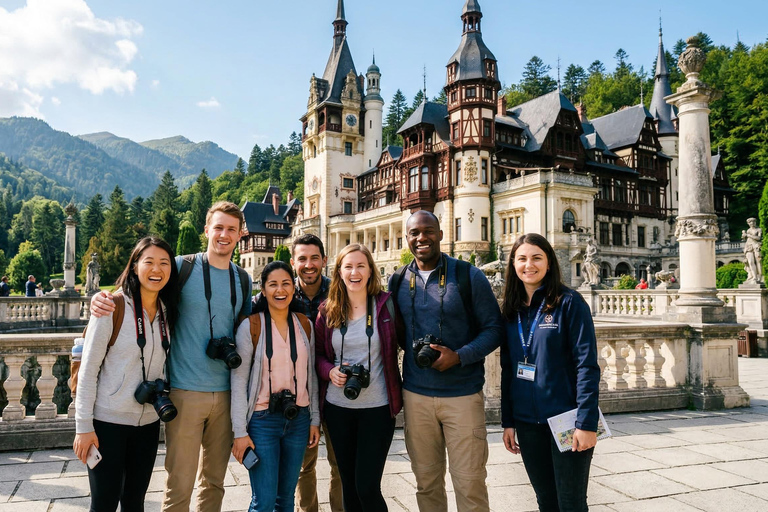 Day Trip From Sibiu: Dracula Castle, Peles Castle and Brasov Audio Guide (Multiple Languages)