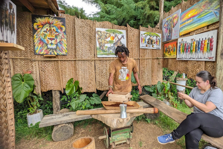 From Arusha: Coffee Farm and Mangalia Waterfalls Tour