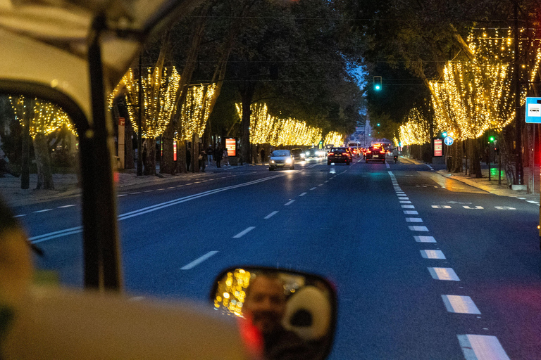 Lisbon: Christmas Lights Tuk-Tuk Tour with Local Guide