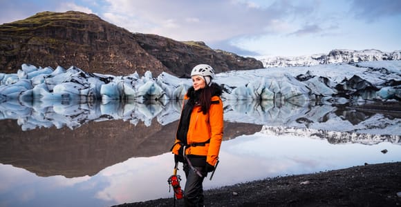 Reykjavík: Glacier Hike, Waterfalls, & Black Sand Beach