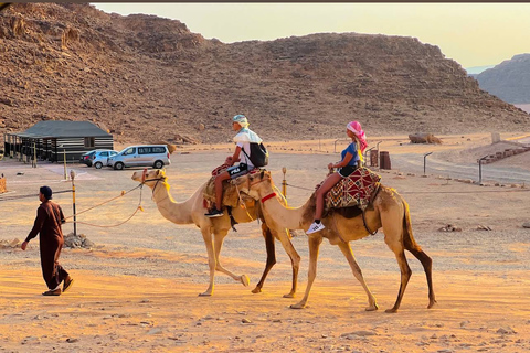 Wadi Rum: Jeep Tour and Overnight Bedouin Camp Experience
