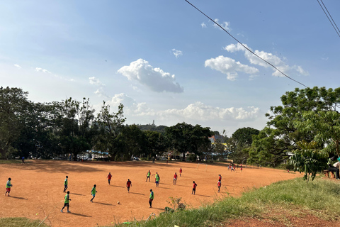 Kampala: Sports, Board, Football/Soccer Game in Kampala Slum