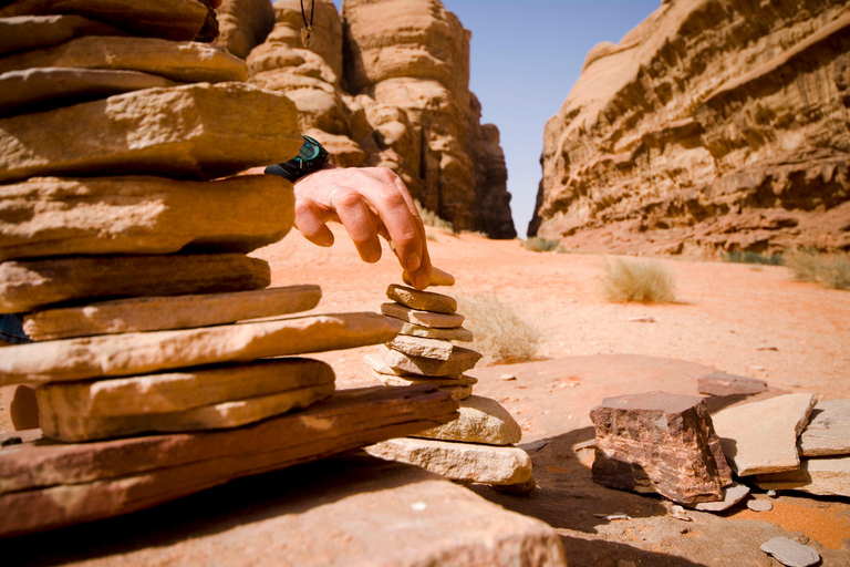 Vanuit Wadi Rum: 4 uur durende jeeptour of jeeptour bij zonsondergangVan Wadi Rum: Avondtour van 4 uur zonder zonsondergang