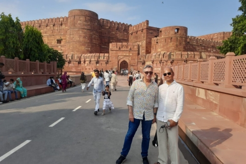 Skip the Line Taj Mahal, Agra Fort & Baby Taj Private TourTour nur mit Autofahrer & Guide Service