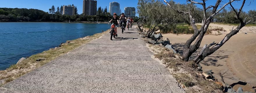 Mooloolaba : excursion panoramique en vélo électrique de rivière en rivière