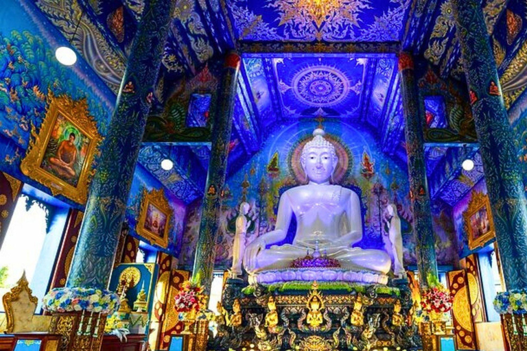 Chiang Mai : Temples du Bouddha blanc, du Bouddha bleu et du Grand Bouddha à Chiang Rai