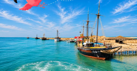 L&#39;Épopée Pirate Djerba – Legendary Cruise Tour to Île aux Flamants Roses