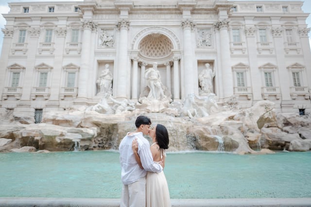 Rome: Private Photoshoot Experience at Trevi Fountain