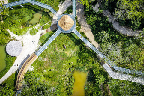 Olifantenopvang Phuket: Canopy Walkway TourMiddag canopy wandeling met hotel gedeelde transfers