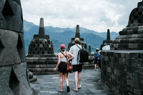 Yogyakarta: Borobudur & Prambanan Temple Tour & Transfer Shared Borobudur & Prambanan Temple Tour with Transport