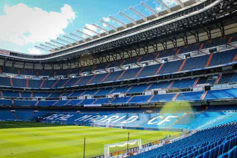 Guided tour of Santiago Bernabéu Stadium with Megafan upgrade
