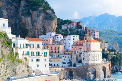 From Naples: Guided Tour of Sorrento, Positano, and Amalfi Amalfi Coast (without lunch)
