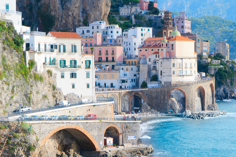 From Naples: Guided Tour of Sorrento, Positano, and Amalfi Amalfi Coast (without lunch)