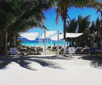 Costa Maya: Beach with Open Bar, Massage, Lunch & Snorkeling