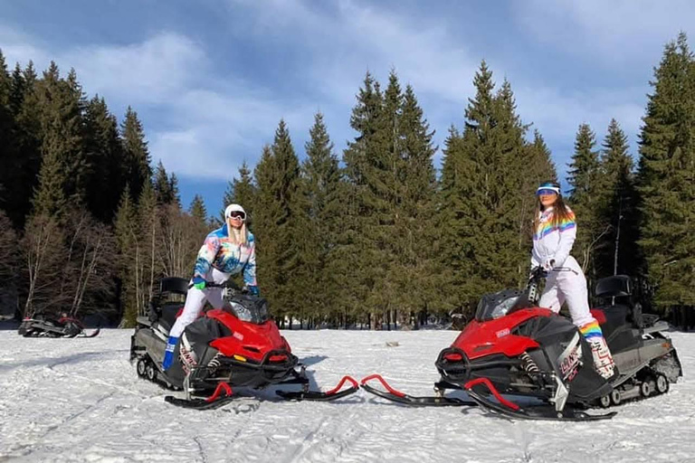 Brașov: Snowmobile Adventure with Hotel Pickup
