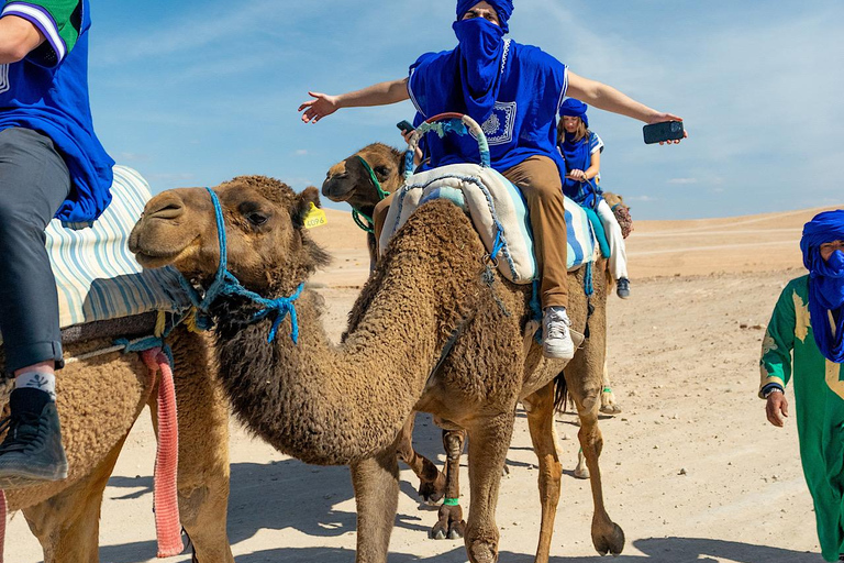Marrakech: Agafay Desert Quad & Camel Rides with Dinner Show