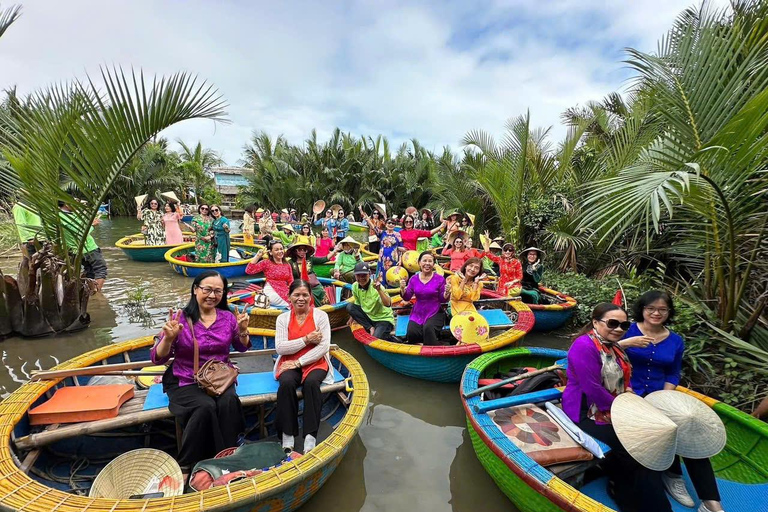 Hoi An: Basket Boat Ride & Lantern Making Class by Phu Lanh Hotel Pickup & Drop-off Included