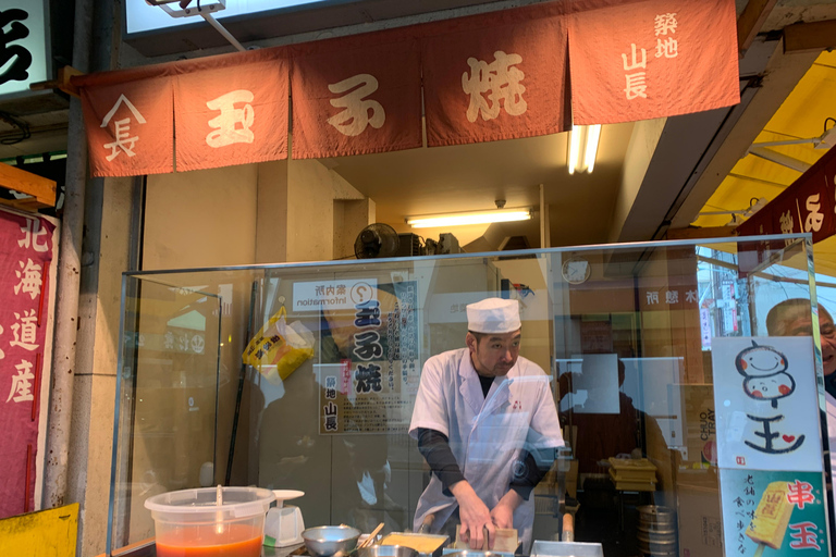 Tokio: Tsukiji-Fischmarkt Meeresfrüchte- und Sightseeingtour