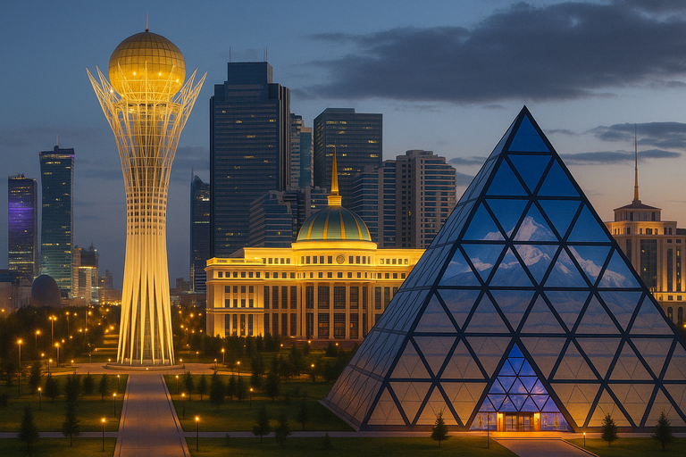 Tour della città di Astana: Guida privata certificata+pranzo+degustazione di vino