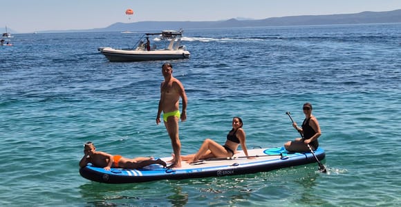 Bol: Zlatni Rat Strand Stand Up Paddle Board Verleih