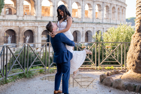 Rome: Private Editorial Shoot at Trevi Fountain or Colosseum Early Morning Trevi Fountain: 30-Minute Private Shoot