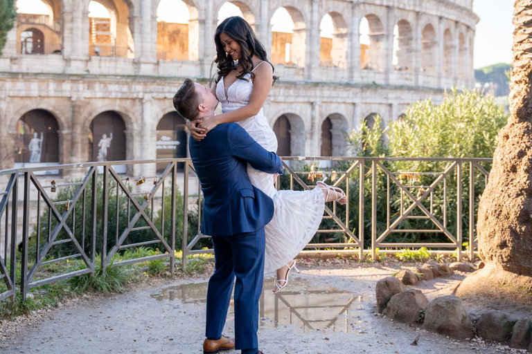 Rome: Private Editorial Shoot at Trevi Fountain or Colosseum Early Morning Trevi Fountain: 30-Minute Private Shoot