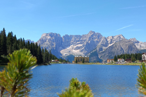 Au départ de Venise : Excursion d'une journée dans les Dolomites et le lac de Braies en minibus