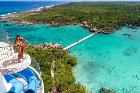 Inträde till Xel-Ha-parken med mat och fri bar ingårInträde till Xel-Ha-parken