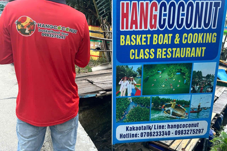 Tour del mercato, giro in barca a cesto e lezione di cucina con HangcoconutCompletamente funzionante