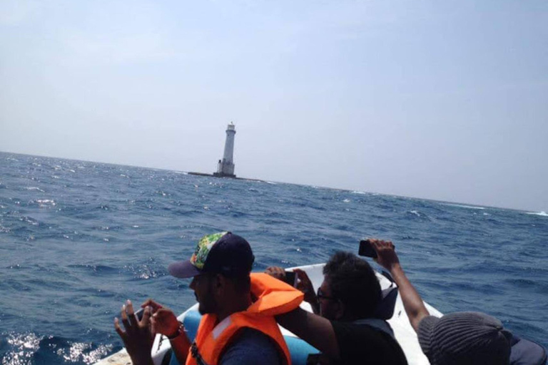 Excursão ao farol do Great Basses Reef em Kirinda (Maha Rawana)