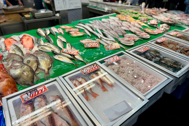Kanazawa: 2-Hour Private Tour of Omicho Market with Tastings Not Included Food Tasting Expense