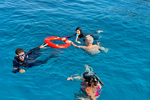 Sharm: Small Group White Island & Ras Mohammed Boat Cruise Small Group White Island & Transfer, without Snorkel Gear