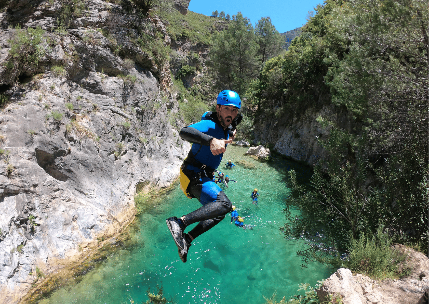 Nerja: Canyoning am Rio Verde mit Snacks