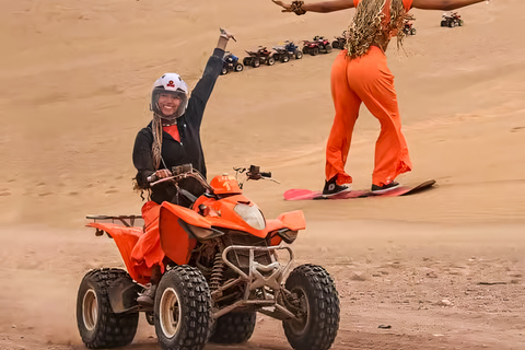 Agadir: Quad Biking and Sandboarding Adventure with Tea AGADIR: SINGLE QUAD BIKE + SANDBOARDING
