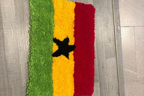 Tufting Workshop with Yarn and Frame in Accra, East Legon