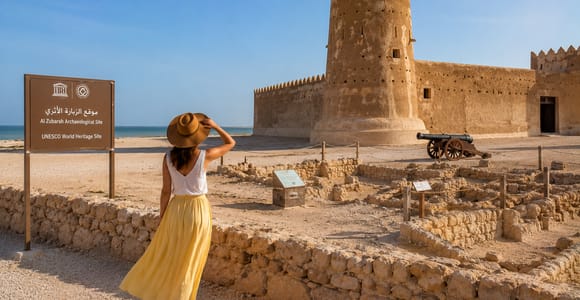 North Qatar UNESCO Heritage Tour with Entrance Fees