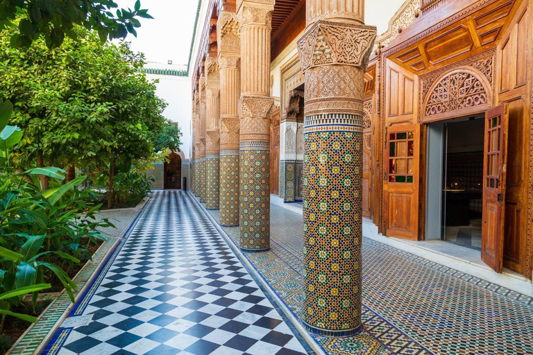 Marrakech: Bahia Palace, Ben Youssef Madrasa & Secret Garden English: Shared Group Guided Tour - From the Meeting Point