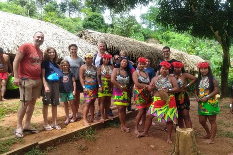 Excursión al Pueblo Indígena Embera Paseo en Canoa Cascada Escondida