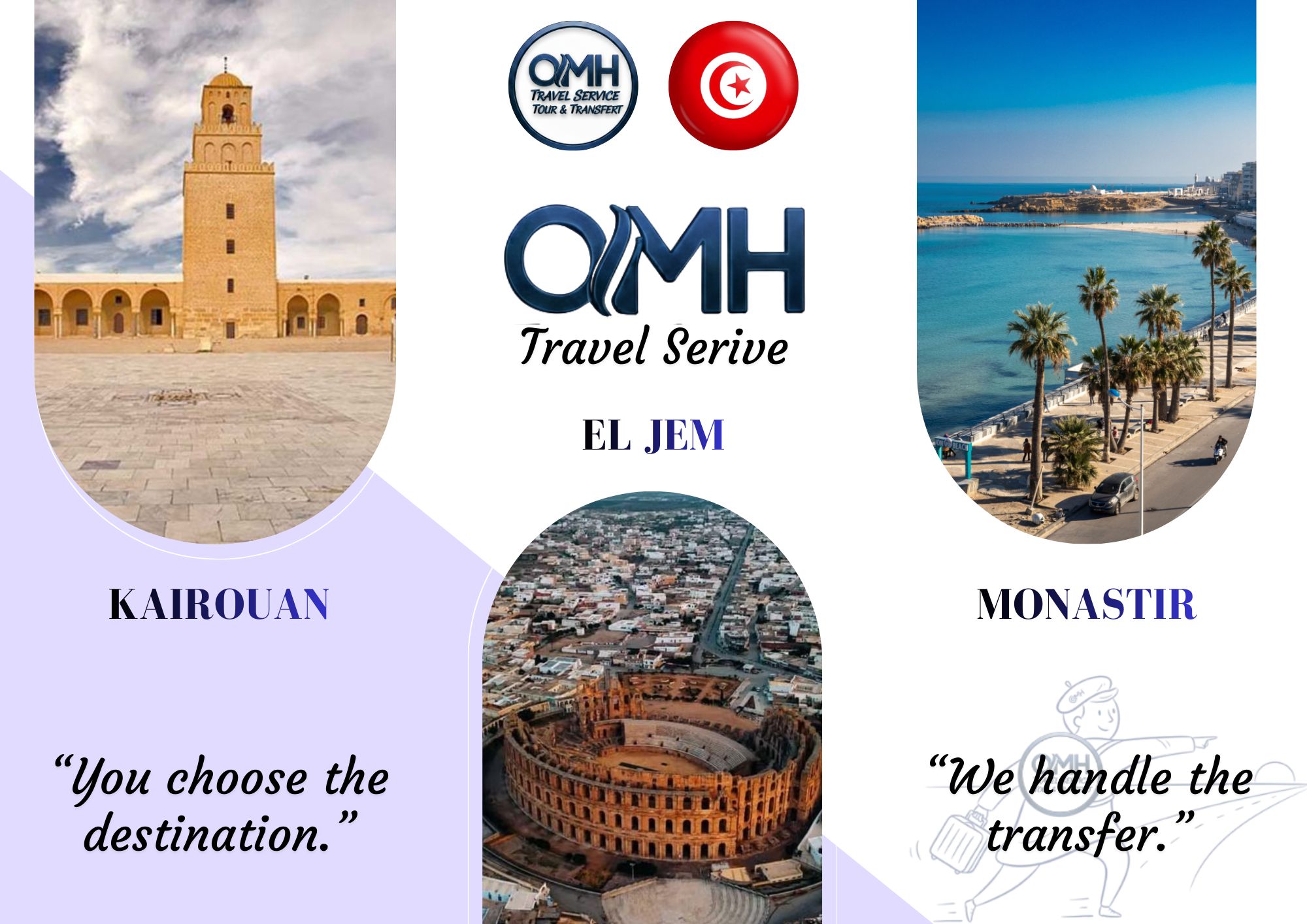 Kairouan, El Jem und Monastir: historische Schätze Tunesiens