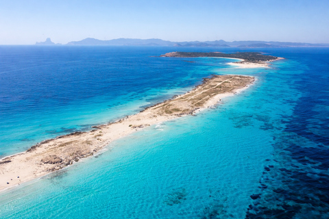 Ibiza: Formentera Boat with Open Bar, 3 meals & Sunset Party ADVANCE: Standard selection of food & open bar option