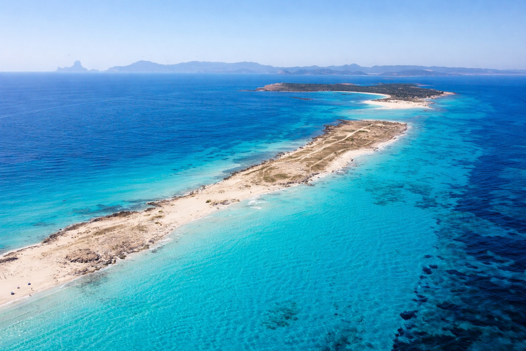 Ibiza: Formentera Boat with Open Bar, 3 meals & Sunset Party ADVANCE: Standard selection of food & open bar option